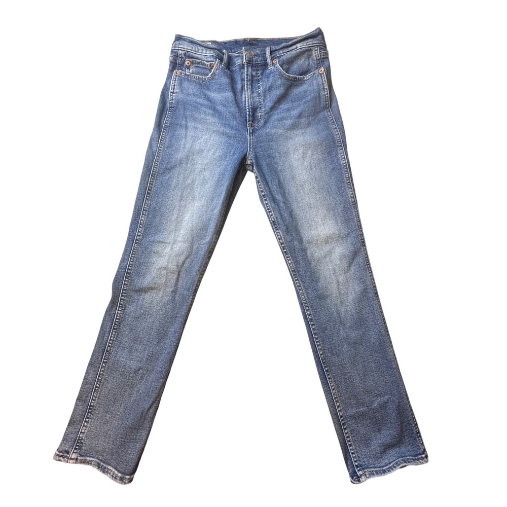 Gap Jeans Womens 29/8 Blue Vintage Slim High Rise Medium Wash Stretch Denim